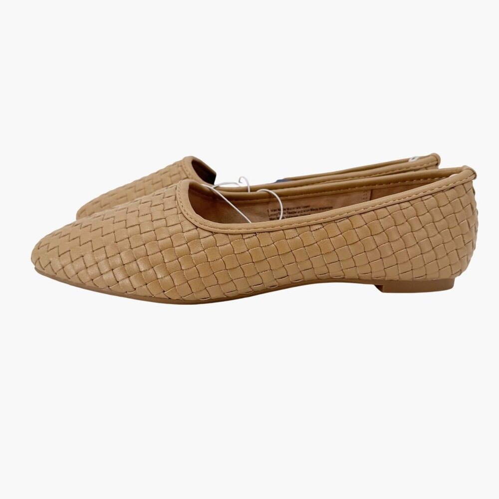 NEW Universal Thread Women's Lorna Woven Ballet Flats - Tan - Size 9 - Picture 5 of 8